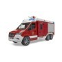 Bruder sprinter de pompieri Mercedes Benz cu sirena Bruder - 4